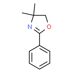 ChemSpider 2D Image | 4,4-DIMETHYL-2-PHENYL-2-OXAZOLINE | C11H13NO