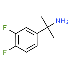 ChemSpider 2D Image | 2-(3,4-Difluorophenyl)-2-propanamine | C9H11F2N