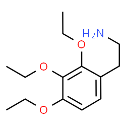 ChemSpider 2D Image | 2-(2,3,4-Triethoxyphenyl)ethanamine | C14H23NO3