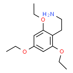 ChemSpider 2D Image | 2-(2,4,6-Triethoxyphenyl)ethanamine | C14H23NO3