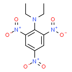ChemSpider 2D Image | N,N-Diethyl-2,4,6-trinitroaniline | C10H12N4O6