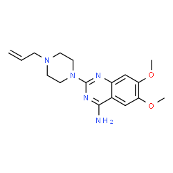 ChemSpider 2D Image | Quinazosin | C17H23N5O2