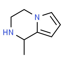 ChemSpider 2D Image | 1,2,3,4-Tetrahydro-1-methylpyrrolo[1,2-a]pyrazine | C8H12N2