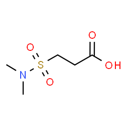 ChemSpider 2D Image | 3-(Dimethylsulfamoyl)propanoic acid | C5H11NO4S