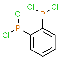 ChemSpider 2D Image | 0-phenylenbis(dichlorphosphan) | C6H4Cl4P2