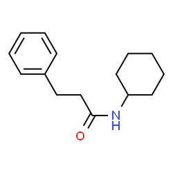 ChemSpider 2D Image | N-Cyclohexyl-3-phenylpropanamide | C15H21NO