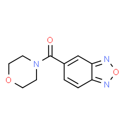 ChemSpider 2D Image | 2,1,3-Benzoxadiazol-5-yl-4-morpholinylmethanone | C11H11N3O3