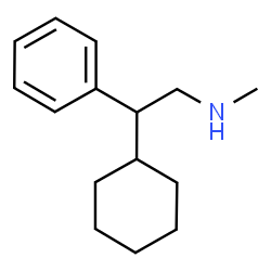 ChemSpider 2D Image | 2-Cyclohexyl-N-methyl-2-phenylethanamine | C15H23N