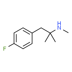 ChemSpider 2D Image | 1-(4-Fluorophenyl)-N,2-dimethyl-2-propanamine | C11H16FN