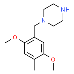 ChemSpider 2D Image | 1-(2,5-Dimethoxy-4-methylbenzyl)piperazine | C14H22N2O2