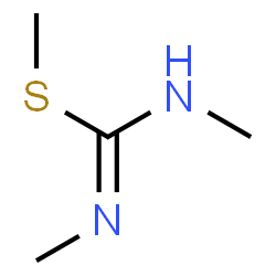ChemSpider 2D Image | 1,2,3-Trimethylisothiourea | C4H10N2S