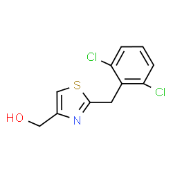 ChemSpider 2D Image | [2-(2,6-Dichlorobenzyl)-1,3-thiazol-4-yl]methanol | C11H9Cl2NOS
