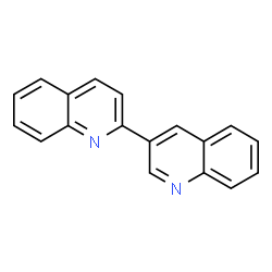 ChemSpider 2D Image | 2,2'-Biquinoline | C18H12N2