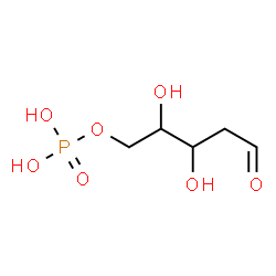 ChemSpider 2D Image | 2-Deoxy-5-O-phosphonopentose | C5H11O7P