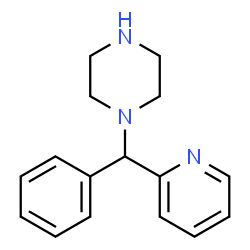 ChemSpider 2D Image | 1-[Phenyl(2-pyridinyl)methyl]piperazine | C16H19N3