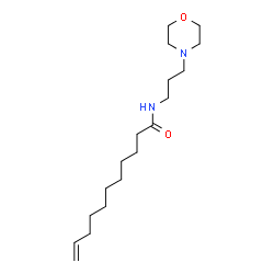 ChemSpider 2D Image | N-[3-(4-Morpholinyl)propyl]-10-undecenamide | C18H34N2O2