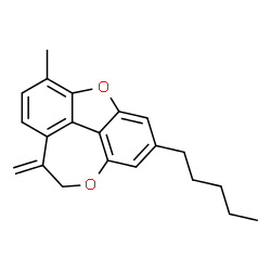 ChemSpider 2D Image | Cannabioxepane | C21H22O2