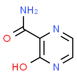 ChemSpider 2D Image | 3-hydroxypyrazine-2-carboxamide | C5H5N3O2