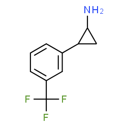 ChemSpider 2D Image | 2-[3-(Trifluoromethyl)phenyl]cyclopropanamine | C10H10F3N