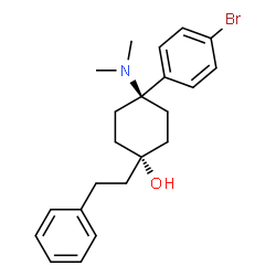 ChemSpider 2D Image | Bromadol | C22H28BrNO