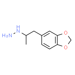 ChemSpider 2D Image | [1-(1,3-Benzodioxol-5-yl)-2-propanyl]hydrazine | C10H14N2O2