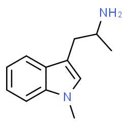 ChemSpider 2D Image | 1-(1-Methyl-1H-indol-3-yl)-2-propanamine | C12H16N2