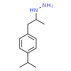 ChemSpider 2D Image | [1-(4-Isopropylphenyl)-2-propanyl]hydrazine | C12H20N2