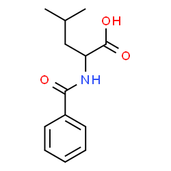 ChemSpider 2D Image | N-Benzoylleucine | C13H17NO3