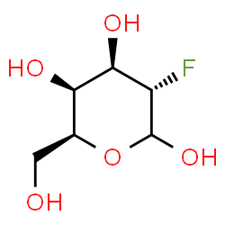 ChemSpider 2D Image | 2-Deoxy-2-fluoro-L-galactopyranose | C6H11FO5