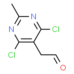 ChemSpider 2D Image | (4,6-Dichloro-2-methyl-5-pyrimidinyl)acetaldehyde | C7H6Cl2N2O