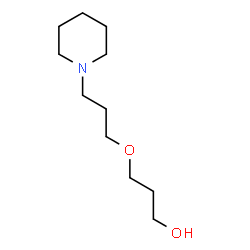 ChemSpider 2D Image | 3-[3-(1-Piperidinyl)propoxy]-1-propanol | C11H23NO2