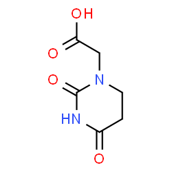 ChemSpider 2D Image | 2-(2,4-dioxo-1,3-diazinan-1-yl)acetic acid | C6H8N2O4