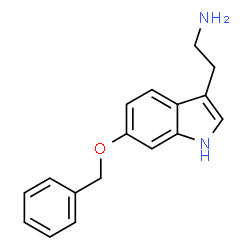 ChemSpider 2D Image | 3-(2-AMINOETHYL)-6-BENZYLOXYINDOLE | C17H18N2O