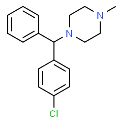 ChemSpider 2D Image | Chlorcyclizine | C18H21ClN2