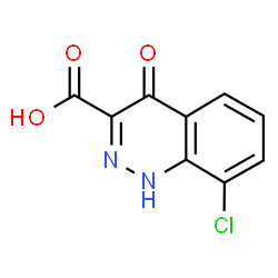 ChemSpider 2D Image | 8-Chloro-4-hydroxy-3-cinnolinecarboxylic acid | C9H5ClN2O3