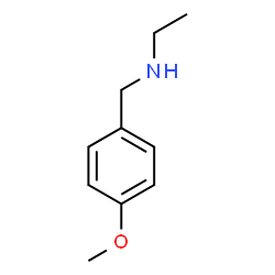 ChemSpider 2D Image | N-Ethyl-4-methoxybenzylamine | C10H15NO