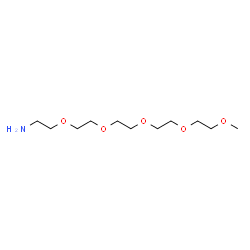 ChemSpider 2D Image | 2,5,8,11,14-Pentaoxahexadecan-16-amine | C11H25NO5
