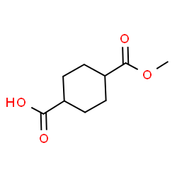ChemSpider 2D Image | 4-(Methoxycarbonyl)cyclohexanecarboxylic acid | C9H14O4