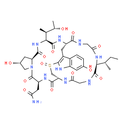 ChemSpider 2D Image | gamma-Amanitin | C39H54N10O13S