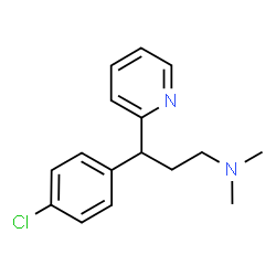 ChemSpider 2D Image | chlorphenamine | C16H19ClN2