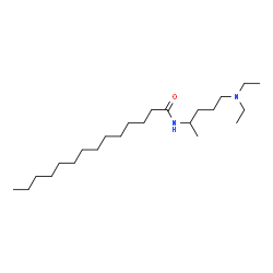 ChemSpider 2D Image | N-[5-(Diethylamino)-2-pentanyl]tetradecanamide | C23H48N2O