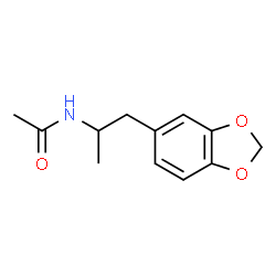ChemSpider 2D Image | N-[1-(1,3-Benzodioxol-5-yl)-2-propanyl]acetamide | C12H15NO3