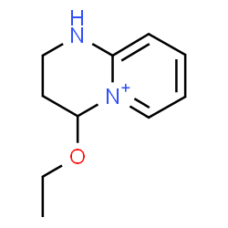 ChemSpider 2D Image | 4-Ethoxy-1,2,3,4-tetrahydropyrido[1,2-a]pyrimidin-5-ium | C10H15N2O
