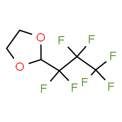 ChemSpider 2D Image | 2-(Heptafluoropropyl)-1,3-dioxolane | C6H5F7O2