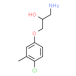 ChemSpider 2D Image | 1-Amino-3-(4-chloro-3-methylphenoxy)-2-propanol | C10H14ClNO2