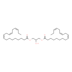 ChemSpider 2D Image | 1,3-dilinolenoylglycerol | C39H64O5