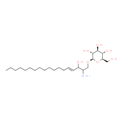 ChemSpider 2D Image | Glucosyl-C18-sphingosine | C24H47NO7