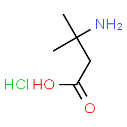 ChemSpider 2D Image | 3-Amino-3-methylbutanoic acid hydrochloride | C5H12ClNO2