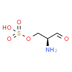 ChemSpider 2D Image | (2S)-2-Amino-3-oxopropyl hydrogen sulfate | C3H7NO5S