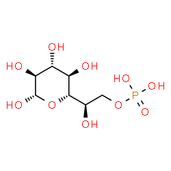 ChemSpider 2D Image | D-GLYCERO-D-MANNOPYRANOSE-7-PHOSPHATE | C7H15O10P